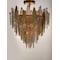 Maxim Lighting Majestic 10-Light 24" Wide Gold Leaf Flush Mount Light 32320CLCMPGL - alternate 3